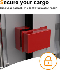 Shipping Container Lock Box Bolt on Heavy Duty Shipping Container Accessories wi