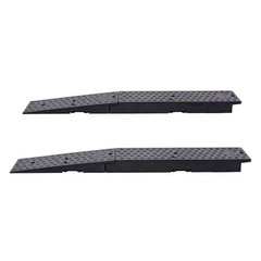 Guardian Rubber Shipping Container Ramps with Wheel Riser Levelers – 73″ L x 11