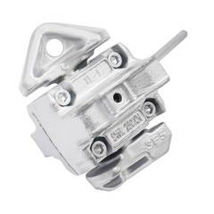 TL-1 Silver Rail Shipping Container Manual Twist Lock, Galvanized Steel Fastener