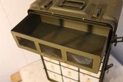 32x20x11 Aluminum Military Medical Chest with Medical Supply 22 Drawer Unit