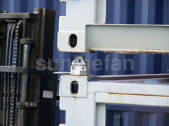 4 Pcs 20′ 40 Sea Rail Shipping Container Manual Twist Lock Handlocking Casting