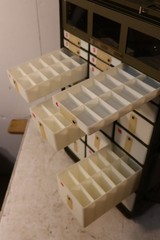32x20x11 Aluminum Military Medical Chest with Medical Supply 22 Drawer Unit