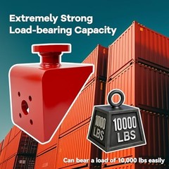 Heavy Duty Alloy Steel Shipping Container Anchors – 4 PCS Twist Locks for 20ft &