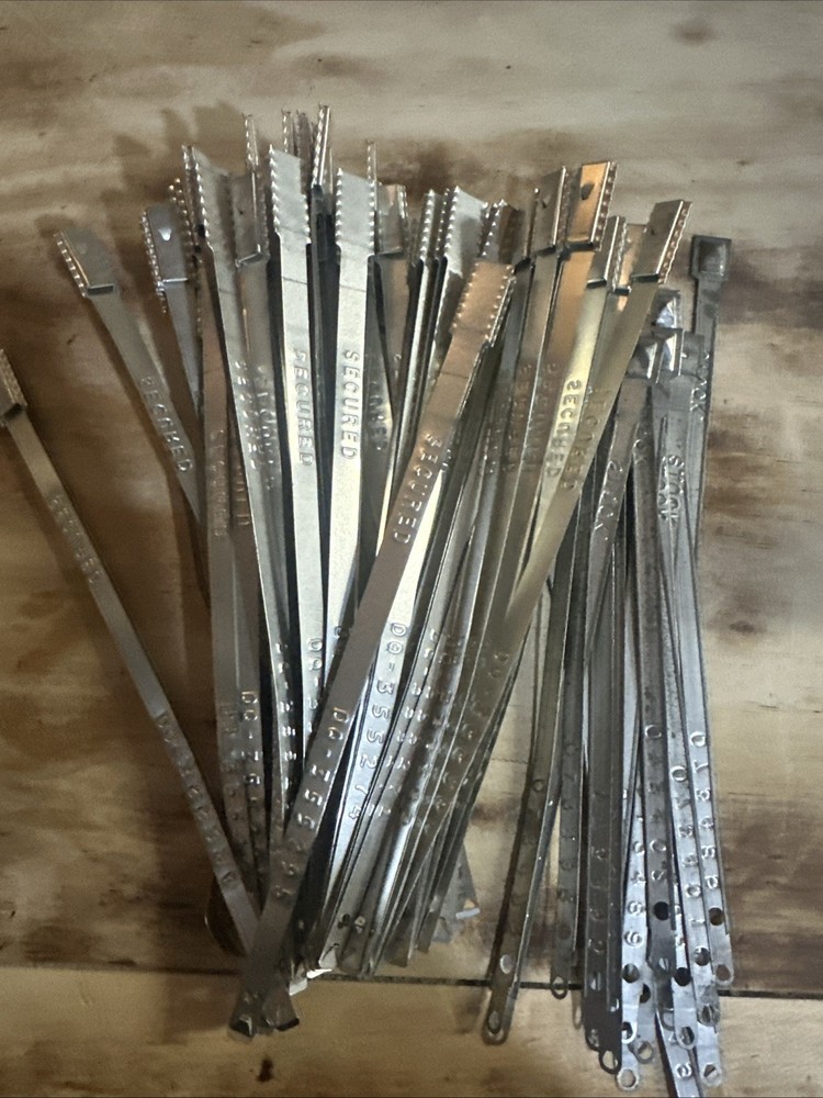 Metal Truck Shipping Seals 100 Pack for Trailer and Container Security