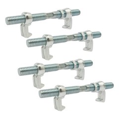 4 Pcs Fixed Clamps,Heavy Duty Shipping Container Bridge Fitting Clamps (45#Steel