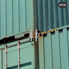 4 Pack 280mm Shipping Container Bridge Clamps, Galvanized Steel Screw Fittings