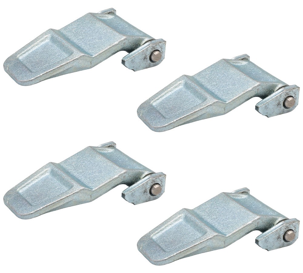 4PK 3-1/8″x5-1/2″ Shipping Container Weld-On Door Hinge Set w/Blade, Pin, & Lugs