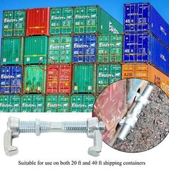 4PCS Shipping Container Bridge Fitting Clamp 280 mm/11’’ Screw Clamp 45 Steel