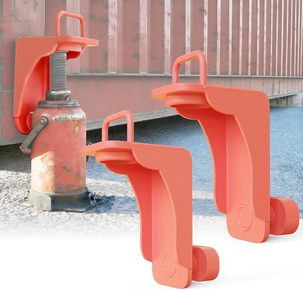2 Pack Shipping Container Jack Lug,Heavy Duty Container Leveling Lifter with U-S