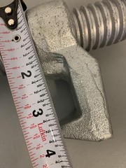 4 Clamps – Shipping Container Bridge Fitting – 280 MM – Galvanized Screw Clamp t