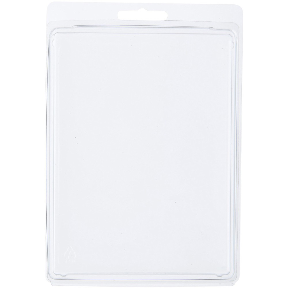 Collecting Warehouse Clear Plastic Clamshell Container, 6″ H x 4.5″ W x 0.5″ D