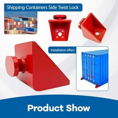 Heavy Duty Alloy Steel Shipping Container Anchors – 4 PCS Twist Locks for 20ft &