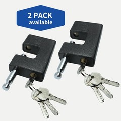 Shipping Container Lock – USA Containers Heavy Duty D-Shaped Padlock, Clos