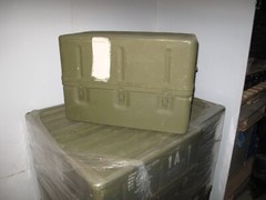 32x20x22 Aluminum Military Medical Chest Watertight Survival Bug Out Storage Box
