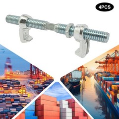 4 Pcs Fixed Clamps,Heavy Duty Shipping Container Bridge Fitting Clamps (45#Steel