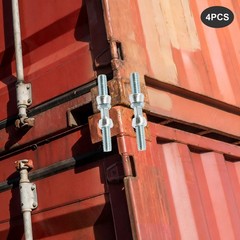 4 Clamps Shipping Container Screw Clamp Bridge Fittings 45# Steel