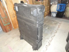 HEAVY DUTY EVENT TRADE SHOW WHEELED SHIP CONTAINER GRAPHICS FLAT 44″ X 32″ X 7″
