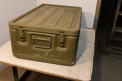 32x20x11 Aluminum Military Medical Chest with Medical Supply 22 Drawer Unit