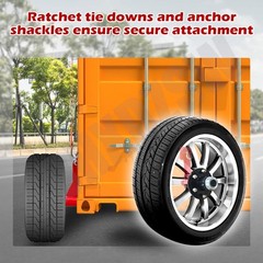 2Pack Shipping Container Wheels 6-Lug Wheels Kit, Shipping Container Accessories