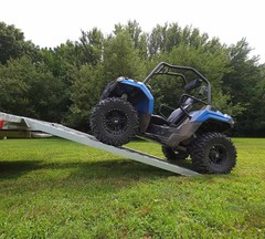 94″x15″x3″ Heavy Duty Aluminum Trailer Loading Ramps 10000 lbs Capacity (Pair)