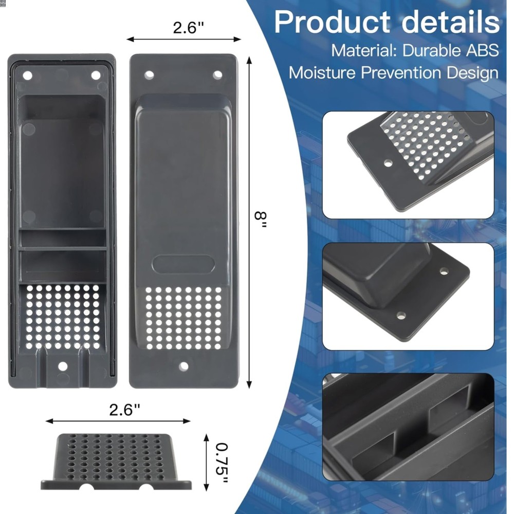 8-Pack Heavy Duty Shipping Container Air Vent Kit – Cross Flow Ventilation