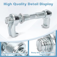 4 Pack Shipping Container Bridge Fitting Clamp 11 inch/380 mm Steel Screw Clamp