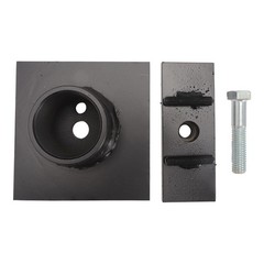 Heavy Duty Shipping Container Mount Bracket Camera Light Flag Pole 1-1/2″ NPT