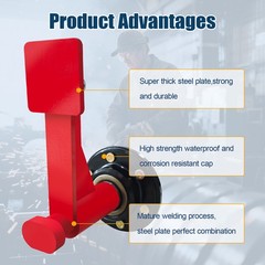Shipping Container Wheel 6-Lug Kit 6×5.5 Lug Heavy Duty Shipping Container Axle