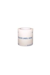Intelli-Plac Label Placard Holders White 5” X 7” 100/Roll Bins/Containers