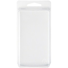 Collecting Warehouse Clear Plastic Clamshell Container, 4.31″H x 2.44″W x 1.88″D
