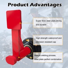 2Pack Shipping Container Wheels 6-Lug Wheels Kit, Shipping Container Accessories
