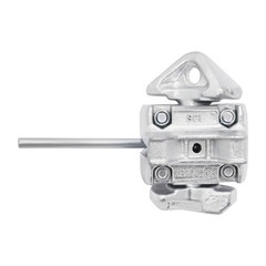 TL-1 Silver Rail Shipping Container Manual Twist Lock, Galvanized Steel Fastener