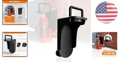 Durable Black Shipping Container Jack Lug, 75000 lbs Capacity, Easy Grip Handle