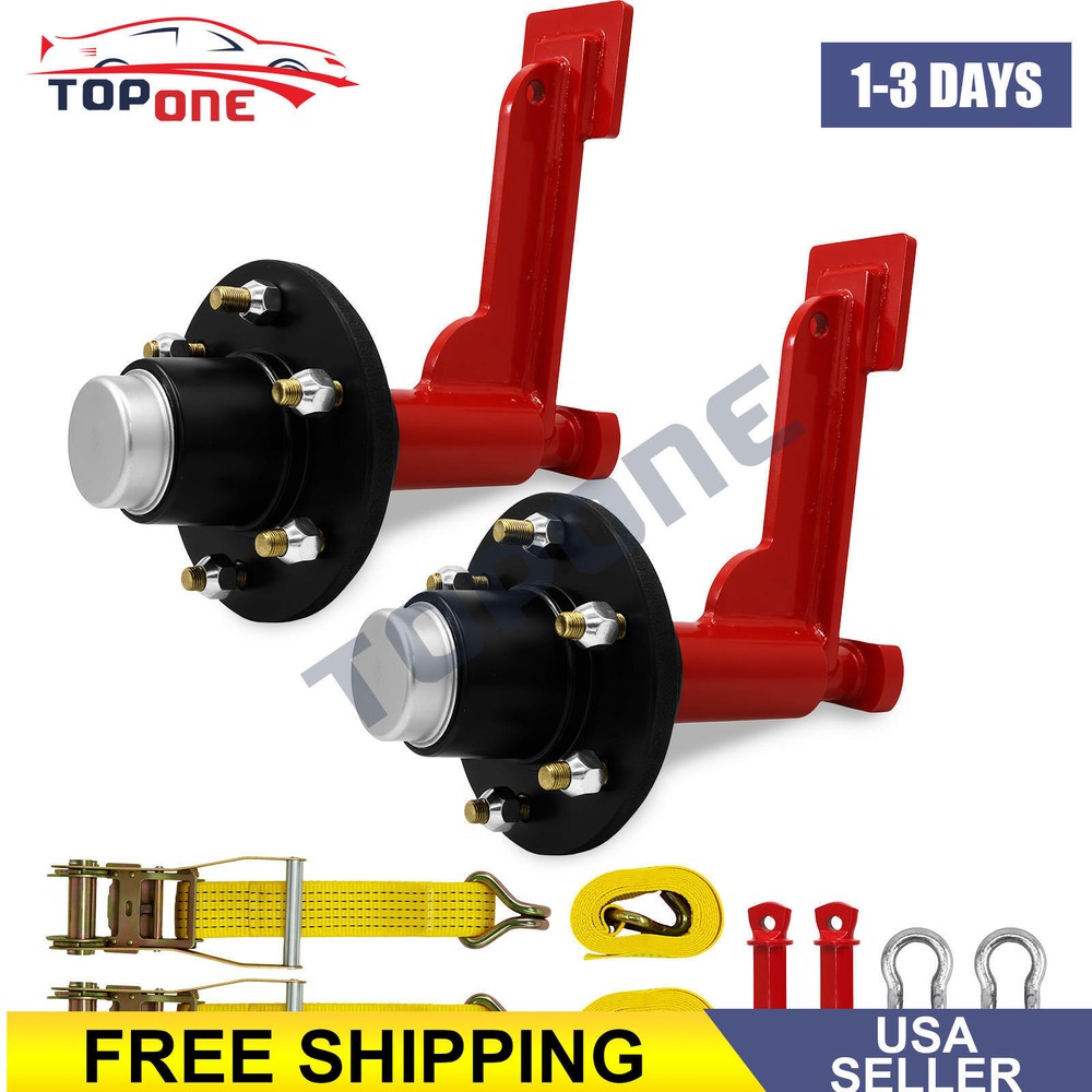 2Pack Shipping Container Wheels 6-Lug Wheels Kit.
