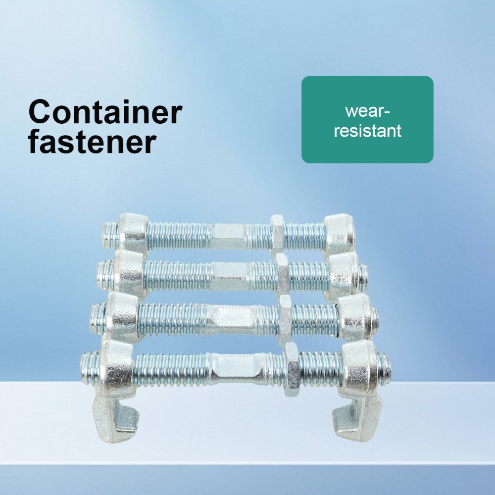 4PCS Shipping Container Bridge Fitting Clamp 280 mm/11’’ Screw Clamp 45 Steel