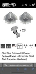 Steel Stud Framing Kit For Shipping Container