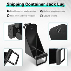 Shipping Container Jack Lug Leveler with Handle Anti-Slip Container Jack Lug