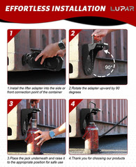 Heavy-Duty Shipping Container Jack Lug with U-Shaped Handle, Storage Container L