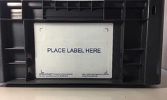Intelli-Plac Label Placard Holders White 5” X 7” 100/Roll Bins/Containers