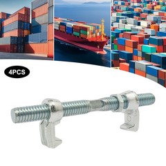 4 Pcs Fixed Clamps,Heavy Duty Shipping Container Bridge Fitting Clamps (45#Steel