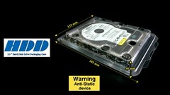 Server 3.5″ Hard Disk Drive Shipping Container Clam Shells – Lot of 3 10 30 100