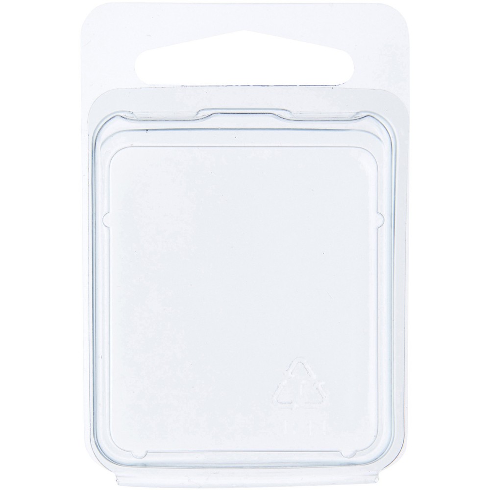Collecting Warehouse Clear Plastic Clamshell Container 1.6875″H x 1.5″W x 0.75″D