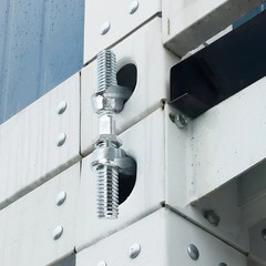 4 Pack Shipping Container Bridge Fitting Clamp 11 inch/380 mm Steel Screw Clamp