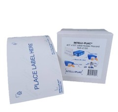 Intelli-Plac Label Placard Holders White 5” X 7” 100/Roll Bins/Containers