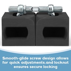 4 Pack Shipping Container Bridge Fitting Clamp 11 inch/380 mm Steel Screw Clamp