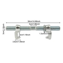 4 Pcs Fixed Clamps,Heavy Duty Shipping Container Bridge Fitting Clamps 45#Steel