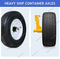 New upgradesuperior Shipping Container Wheels,Container mobile Tools，8x 6.5 Lug