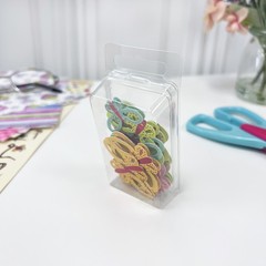 Collecting Warehouse Clear Plastic Clamshell Container, 2.81″H x 1.63″W x 0.75″D