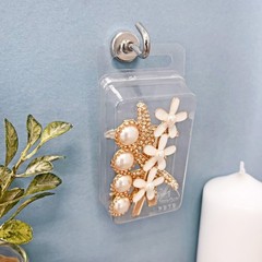 Collecting Warehouse Clear Plastic Clamshell Container, 2.81″H x 1.63″W x 0.75″D
