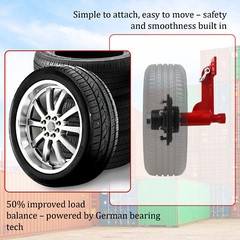 New upgrade Superior Shipping Container Wheels ，8×6.5 Lug ，container accessories
